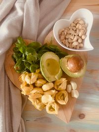 Tortellini mit Avocado Zutaten